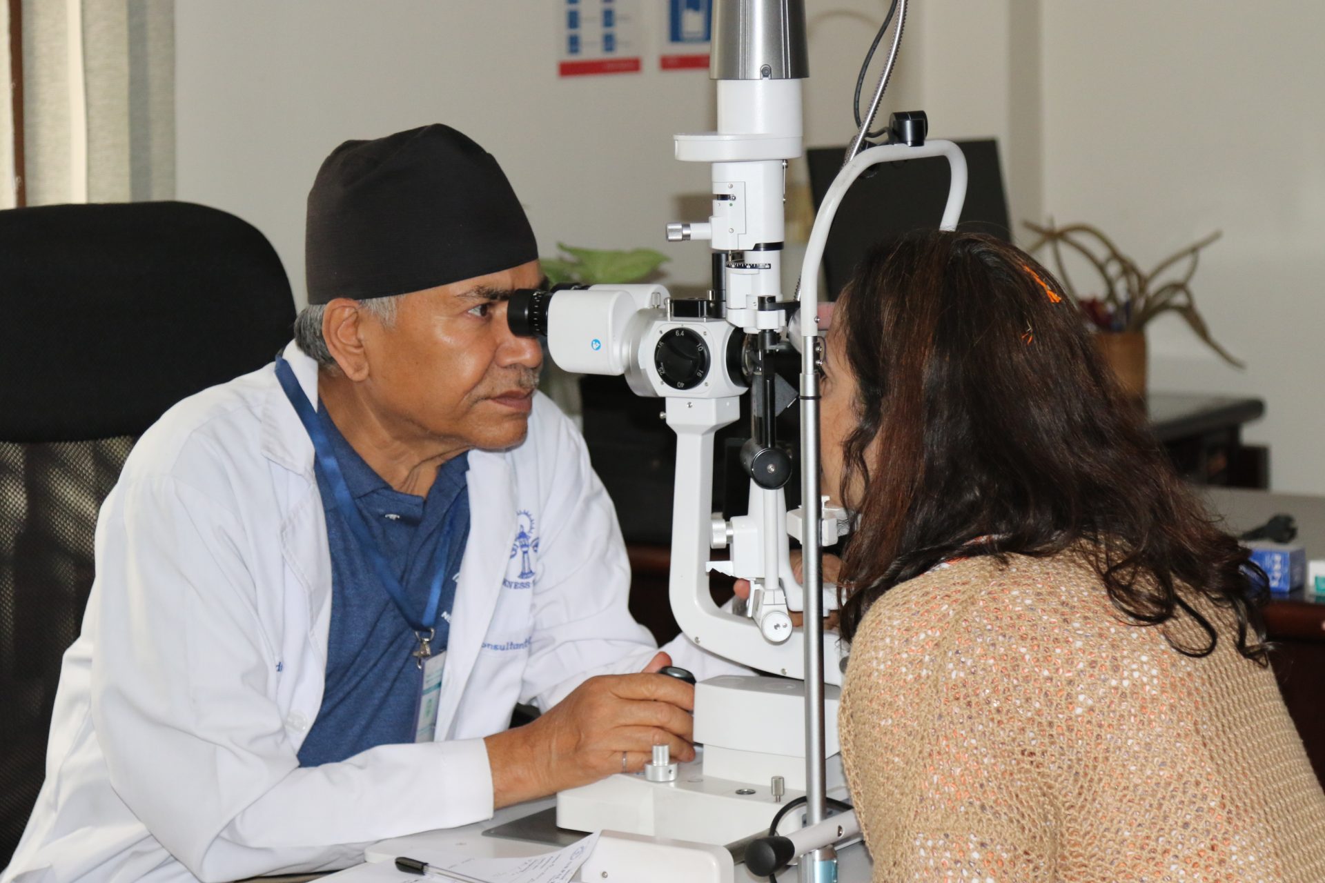 A Vision for Workplace Wellness: ILO Nepal Staff Receive First-Ever Workplace Eye Screening