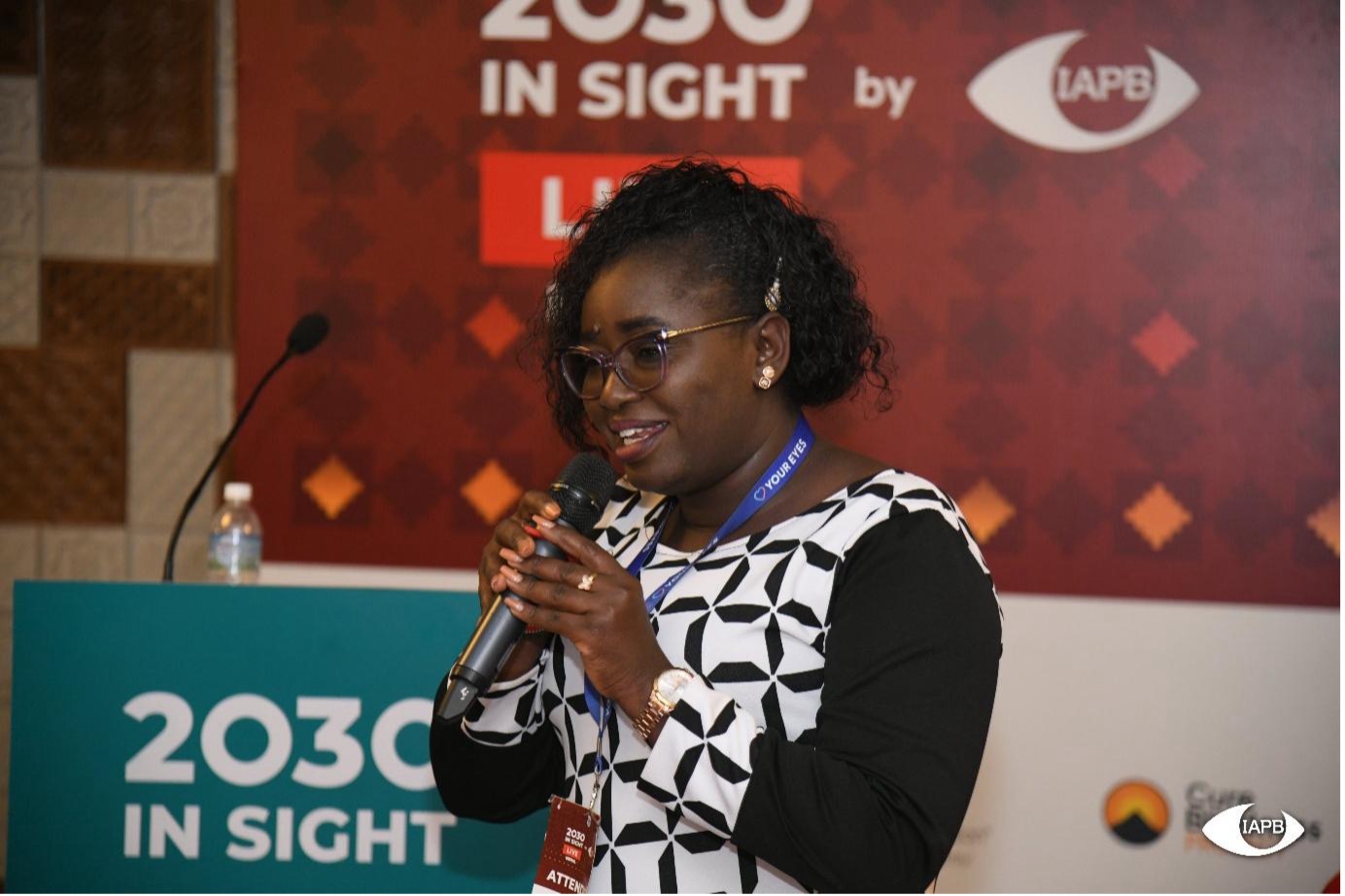 Stella Jane, program manager, Kenya participating in one of the sessions