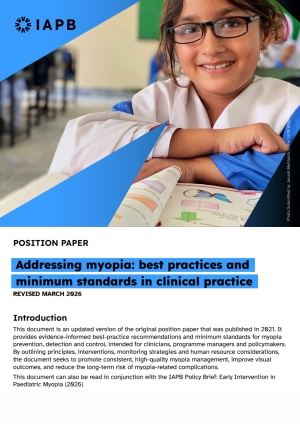 IAPB Position Paper - Myopia Clinical Practices 2026