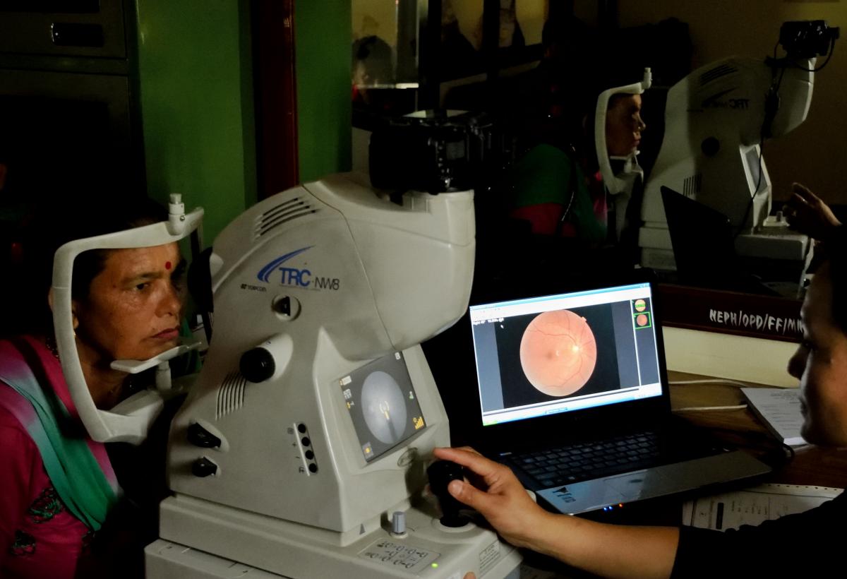 Diabetic retinopathy screening at community based hospital