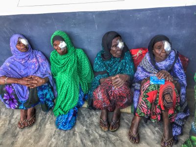 Patients waiting for check-up after cataract surgery/ Adnan Mohammed