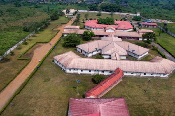 Aerial View of Eye Foundation Community Hospital and Dessert Community Vision Institute Ijebu Mushin