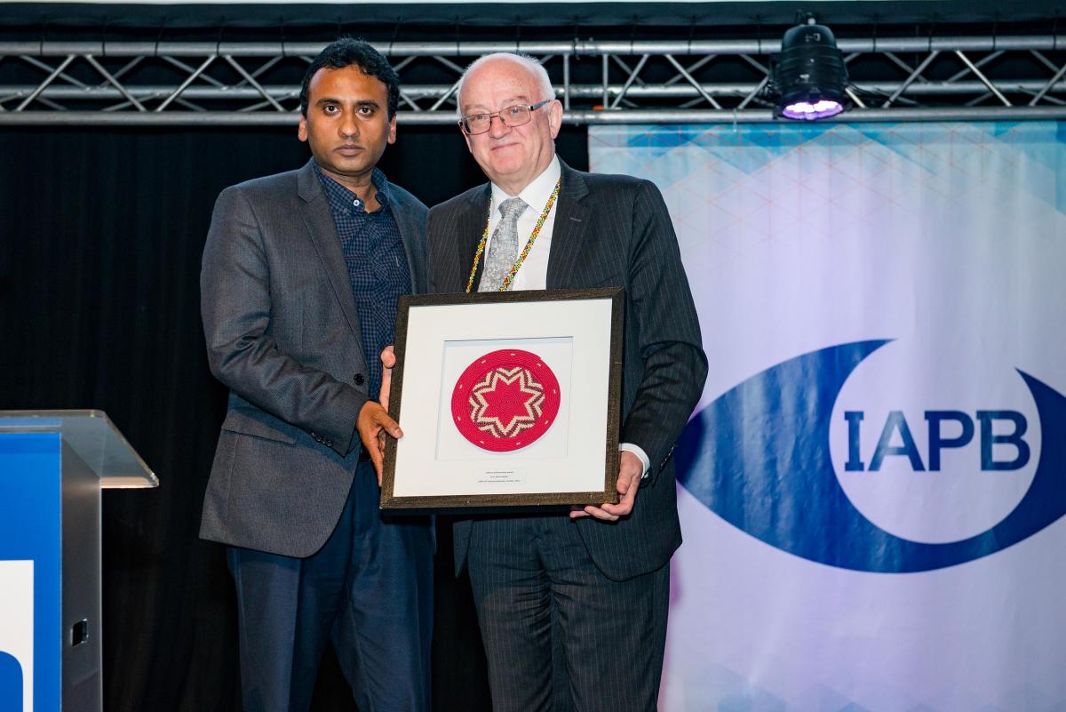 Brien Holden gets the Lifetime Achievement Award--Kovin Naidoo, CEO, BHVI