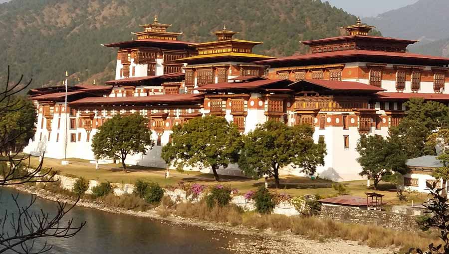 LCIF Supports New Study in Bhutan. Bhutan Monastery