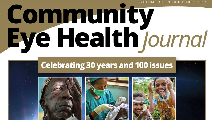 Celebrating 100 issues and 30 years of the Community Eye Health Journal