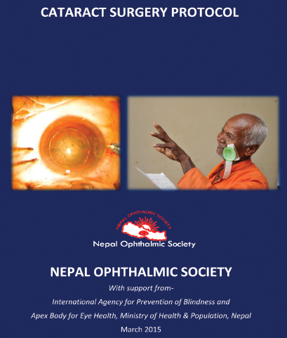 Cover, Cataract Surgical Protocol