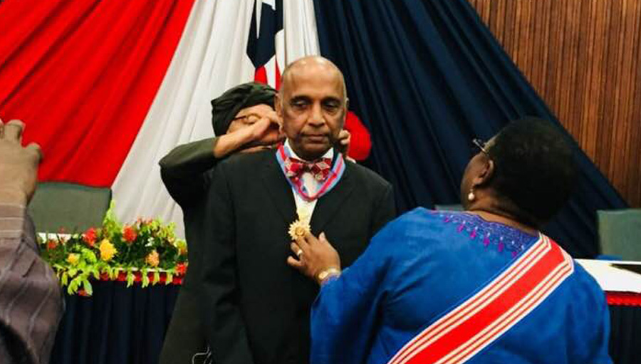 Dr Gullapalli N Rao inducted into the Order of the Star of Africa, by the Liberian President Ellen Johnson Sirleaf