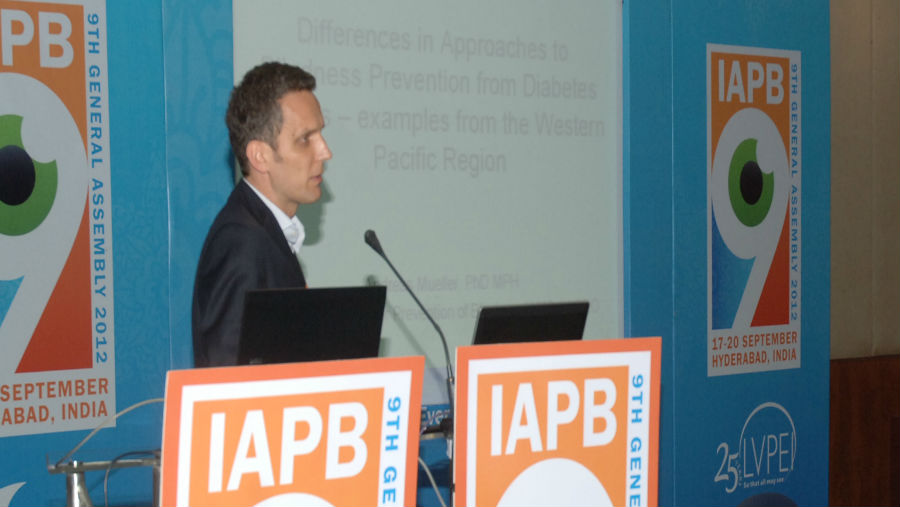 Dr Andreas Mueller returns to support WHO WPRO, Image: Dr Andreas at 9GA