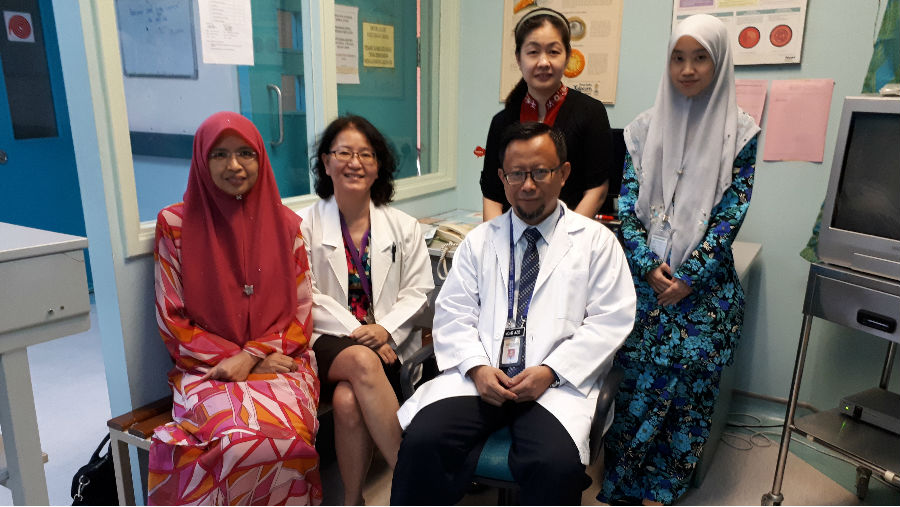 Dr Husni at the department/ Story: Hope and glaucoma - The need to advocate and educate