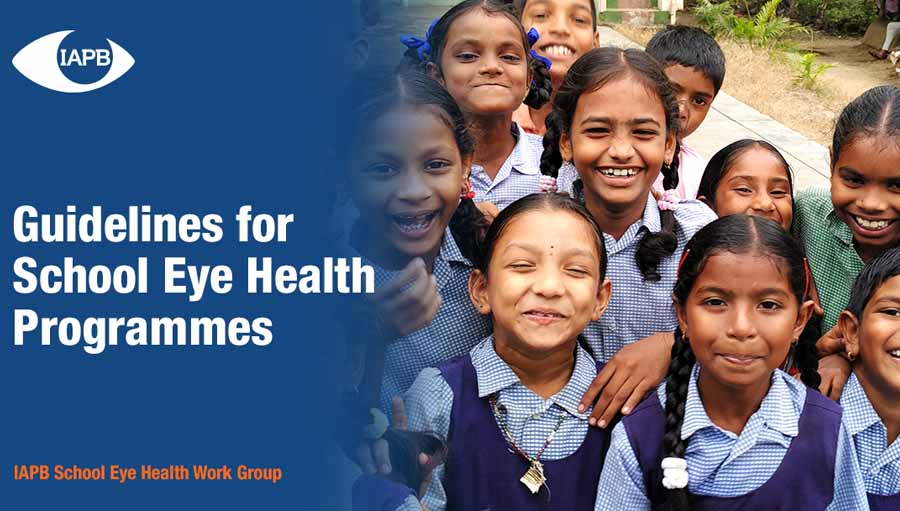 Comprehensive School Eye Health Programmes: A Unique Opportunity. School eye health guidelines promo image