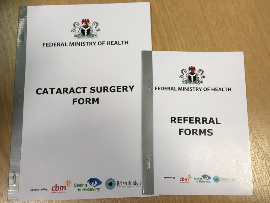 Cataract surgery referral forms