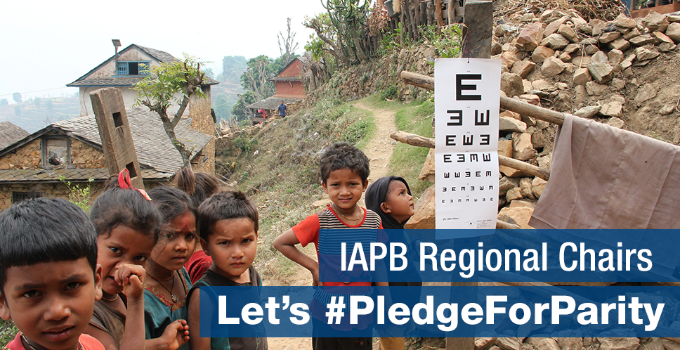 Children awaiting their turn for preliminary eye screening in the inaccessible hills of Nepal | Image courtesy: Manish Kumar