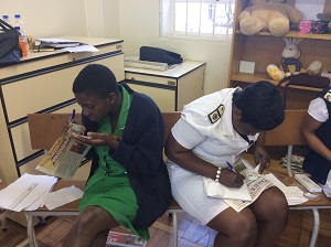 Participants Testing Low Vision Devices