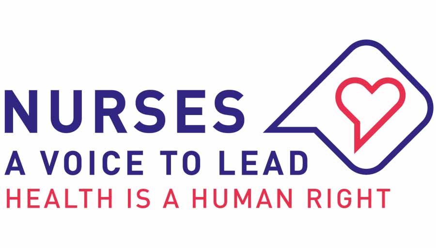 Redefining Nursing in Life and in Death. International Nursing Day logo