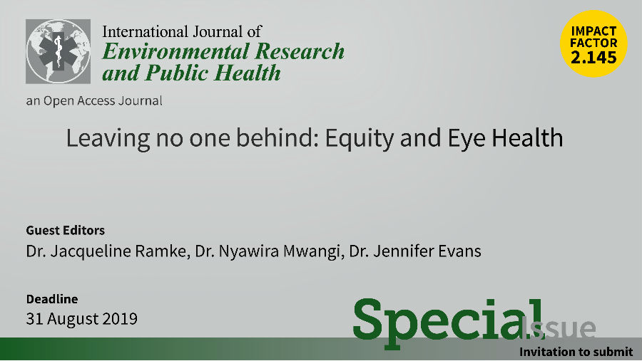 Invitation for Gender Equity and Eye health