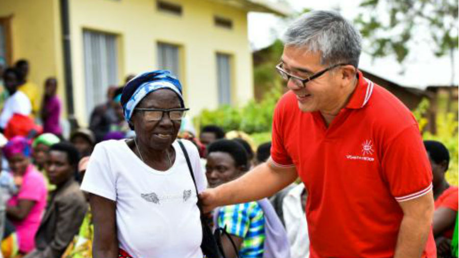 James Chen in Rwanda