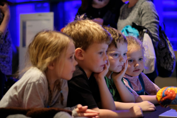 Kids learning about vision loss