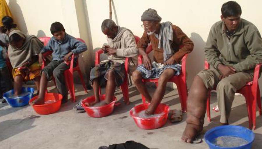 IAPB Africa: NCDs and Disability; Image from Lancet global Health blog: patients with elephantiasis 