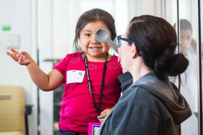 OneSight volunteer and patient Bakersfield CA USA