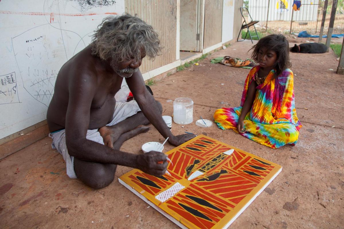 Peter painting