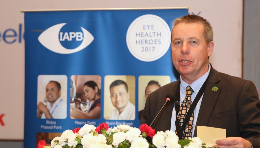 Peter Ackland, IAPB CEO, Council 2017 at Kathmandu