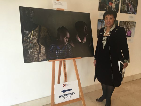 Commonwealth Secretary General designate, Baroness Scotland of Asthal, a Trustee of The Queen Elizabeth Diamond Jubilee Trust since 2012, views “Time to See” at CHOGM