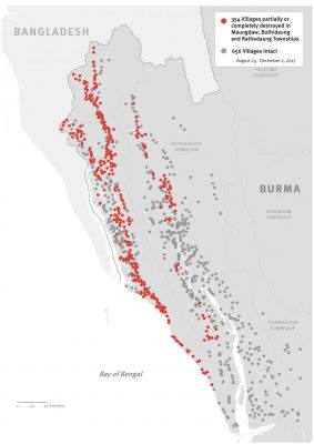 Map of settlement