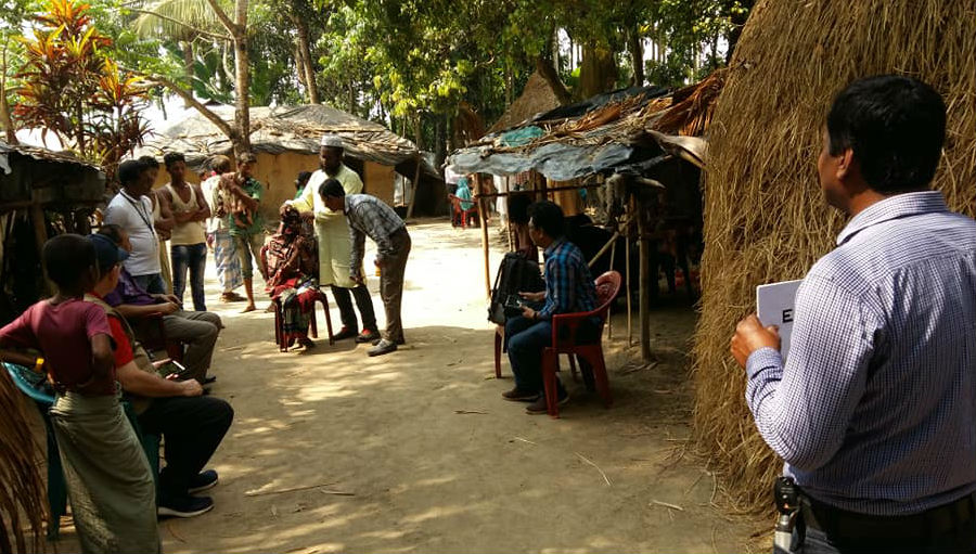 RAAB in the camp/ Story: RAAB Survey Completed in Rohingya Refugee Population, Cox Bazaar, Bangladesh