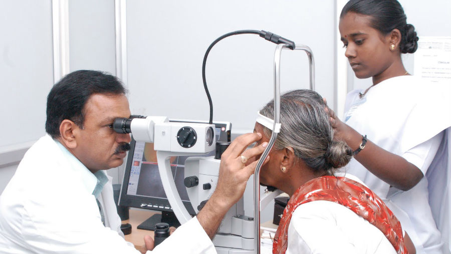 Retinal Clinic at Aravind/ Story: On World Diabetes Day, Annike Spiller on how the Trust is tackling blindness caused by diabetes in India.