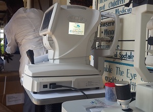 Some of the ophthalmic equipment donated to Iten Eye Unit by SiB