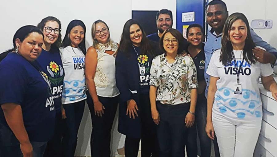 Visita de monitoreo al servicio de Maceió (AL). Un referente a seguir en Baja Visión