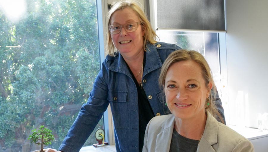 New Leadership at the Brien Holden Vision Institute. Yvette Waddell and Amanda Davis