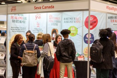 Seva Canada booth